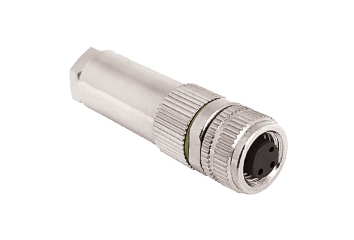 M8 Series A Code Polyamide PG7 Flex Body 4 Contact Socket