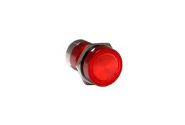 Capacitive switch, 16 mm, Normally Open ,Aluminium ,Red Anodised ,Red LED ,12 VDC