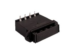 AA Battery Holder, Panel Mounting - 4 Cells