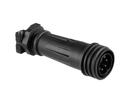 Inline Cable Connector Large Cable PXA921 Range 7 Contact Plug 18mm-20mm Cable (Black Gland)
