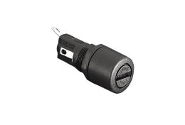 Fuseholder FX0454-FX0455 Series Protection Category PC2 Panel Mount D Panel Cutout High Profile Bezel Solder Tag Termination 5mm x 20mm Fuse Screw Cap Carrier Screwdriver Release