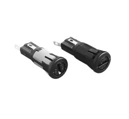 Fuseholder FX0458 Range Protection Category PC2 Snap Fit To Panel Solder Tag Termination 2mm-3mm Panel 5mm x 20mm Fuse Screw Cap Carrier Screwdriver Release