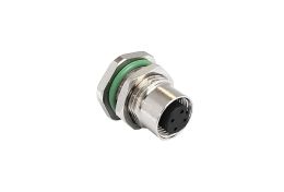 M12 Series Rear Panel Mount Connectors