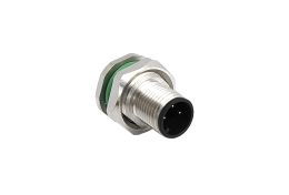 M12 Series Rear Panel Mount Connectors