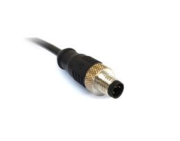 M12 Series Male In-Line Overmould Flex Cable Connectors