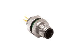M5 Series Male Front Panel Mount Connectors