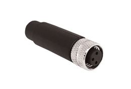 M8 Series Female Overmould Flex Body Cable Connectors
