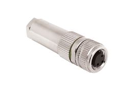 M8 Series Brass Nickel Plated Female Flex Body Connectors