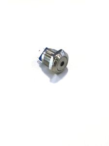 Stainless Steel Illuminated Vandal Resistant IP67 Push Button Switch MAV0120 Series Flush Button Green LED Dot (No Resistor)