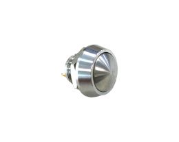 12.0mm Panel Cutout, 17.5mm Bezel, 2A 36Vdc Max Rating, Momentary Action, Solder or Screw Terminals, IP65 or IP67 Options , Push Button Switch, Domed Profile
