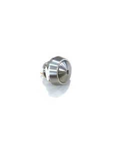 Push Button Switch MMPI0120 Series IP65 Stainless Steel Body And Button 12V DC Orange LED Dot 2mm x 0.5mm Pin Termination