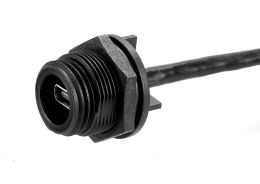 Rear Panel Mount Connector USB Sealed Mini AB Socket PX0457-PX0458 Series