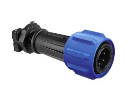 Flex Cable Connector Large Cable PXA911 Range 5 Contact Plug 18mm-20mm Cable (Black Gland)