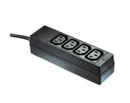 Box Style Compact Rectangular IEC Distribution Unit PXD201/2 NEMA 5/15 Plug on 2M Cable 4 Outlet