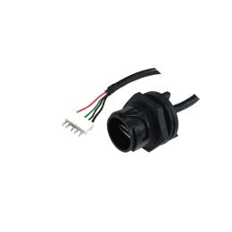 Connecteur USB pour montage par l'arrière du panneau PXP4043, prise étanche Micro B vers connecteur rectangulaire à 5 voies