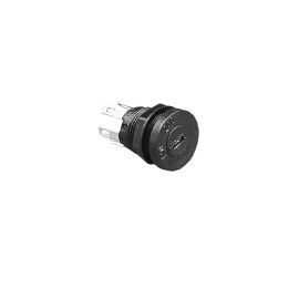 120V/240V Voltage Selector Switch Round Bezel