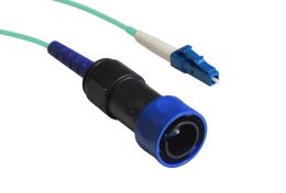 300 M, Multimode, Cabled, Flex fiber connector