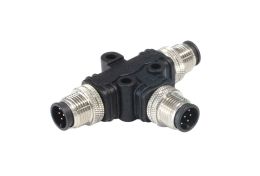 M8 Connectors T Splitters Male or Female NI-M8TSPLIT
