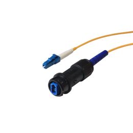 Cabled, Flex inline fiber connector