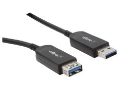 AO Series AOUS1 USB 3.2 Gen1 Active Optical Cable, A male to A female PVC jacket