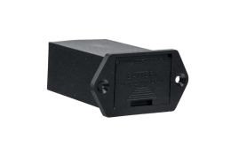 PP3 Size Panel Mounting Battery Holder - 1 Cell Black