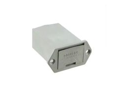 PP3 Size Panel Mounting Battery Holder - 1 Cell Grey