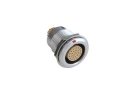 2X Series Fixed Socket Push Pull Connector