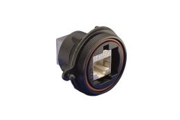 Front Panel Mount Connector PX0833 Series CAT5e Shielded Coupler