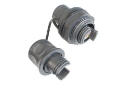 2 Channel Jam Nut Bulkhead Connector