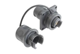 4 Channel Flange Mount Bulkhead Connector