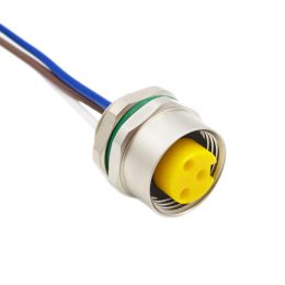 7/8" Front Panel Mounting Female Flying Leads