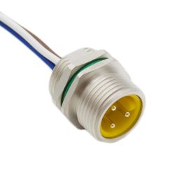 7/8" Front Panel Mounting Male Flying Leads