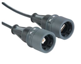 Plastic Body Overmoulded USB Cable PXP6041 Range Sealed A Plug to Sealed A Plug