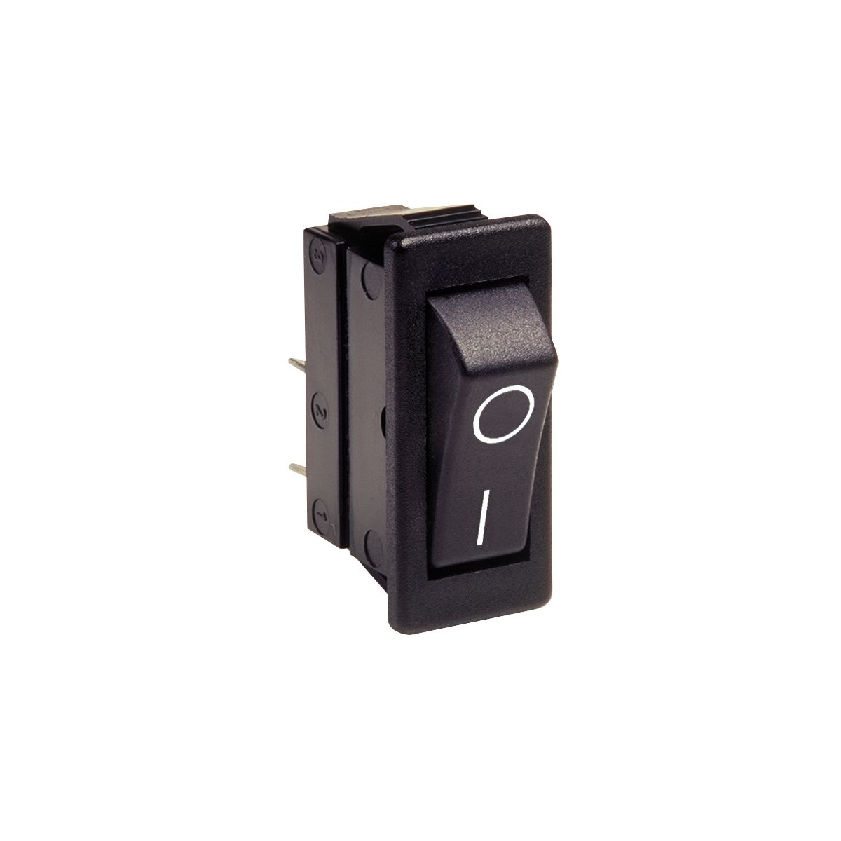 LEVSEB Cord Switch Housing With Interchangeable Rocker Switch – 16A 250V, Black, AC/DC