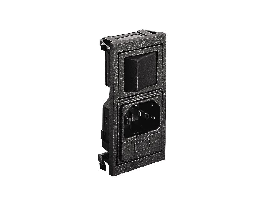 Vertical Power Entry Module 72.3mm C14 Cold Condition Inlet Integral ...