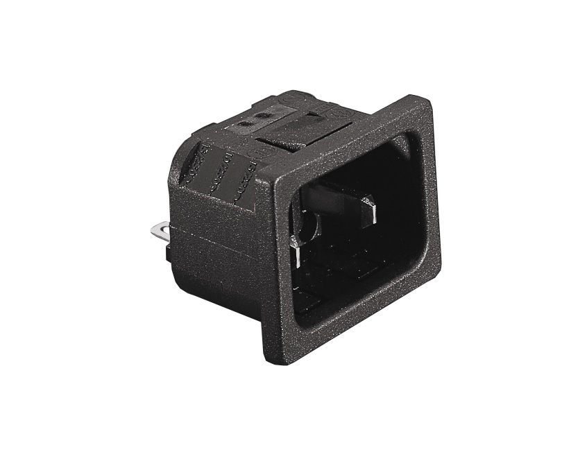2 Pin Snap Fit IEC Panel Mount Inlet / 320 C18 - PX0691 Range