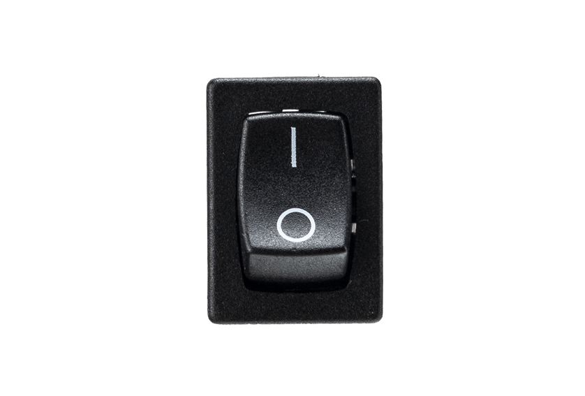 H8600VBACN Miniature rocker switch ON - OFF Single Contact Curved