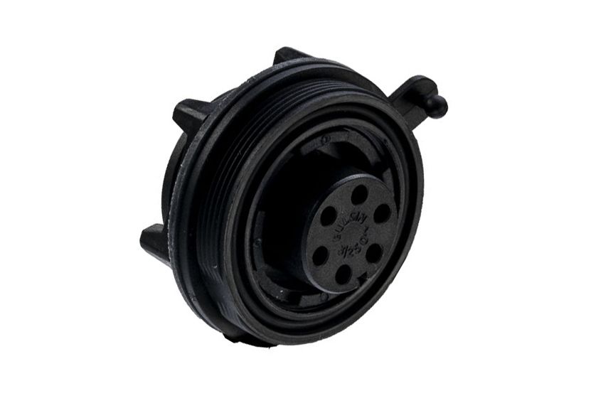 Front Panel Mount Connector PX0738 Series 6 Contact Socket Screw