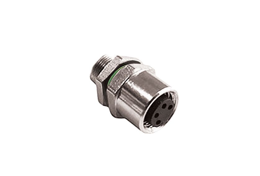 M8-Steckverbinder zur Frontplattenmontage, Stecker oder Buchse 