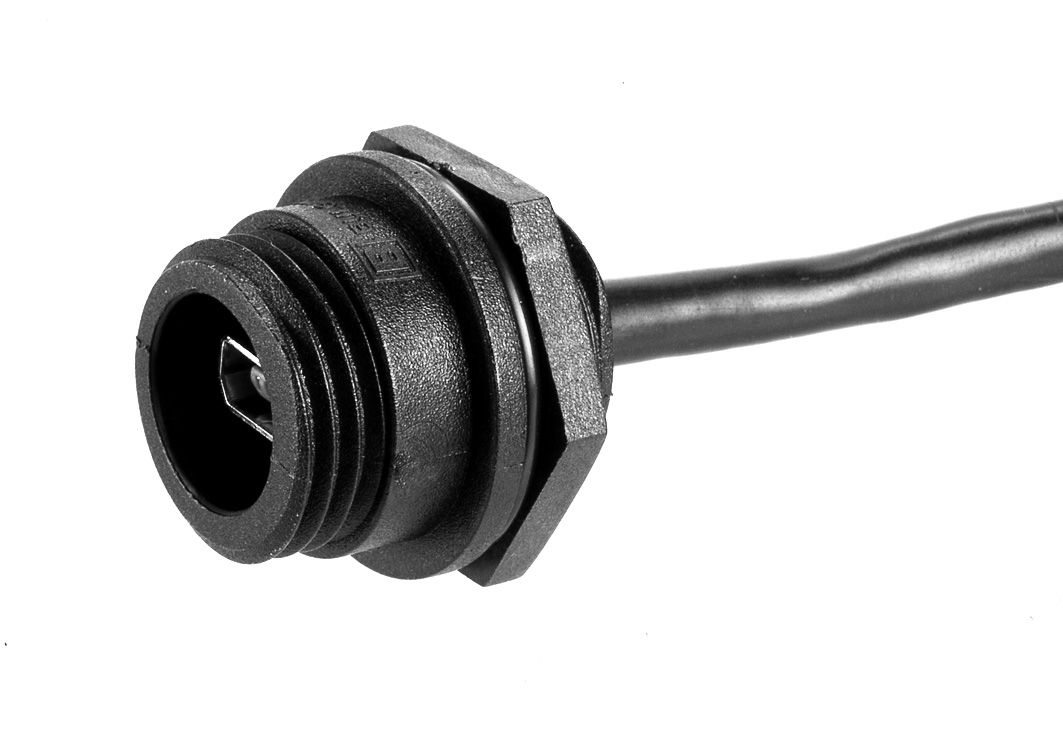 USB-Steckverbinder für Frontplattenmontage, abgedichtete Mini-B-Buchse auf  5-fache Stiftleiste – PX0443-PX0459-Serie