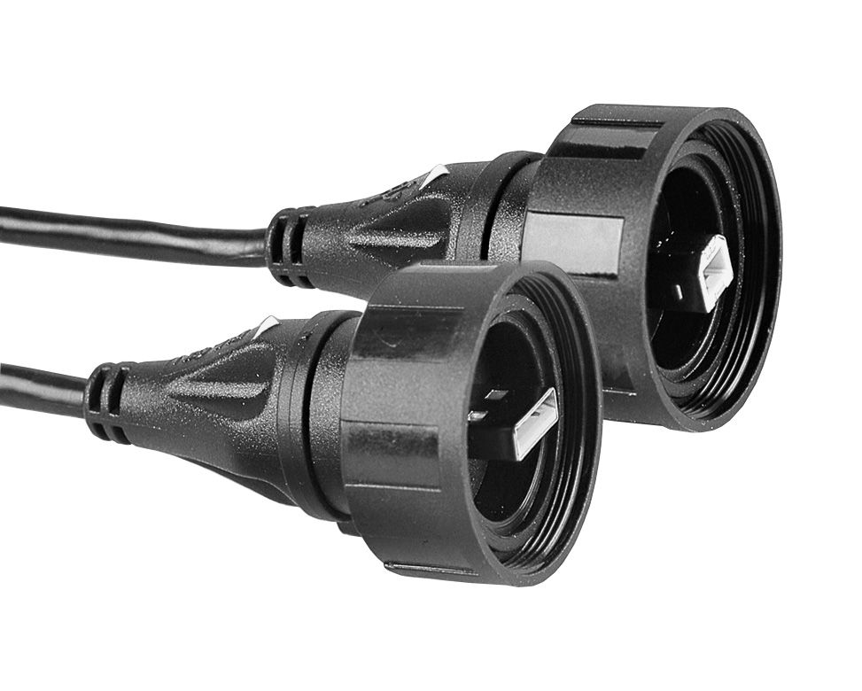 CABLE DUAL PLUG IP68 USB A-B 2M PX0841/AB/2M00 Pack of 10 